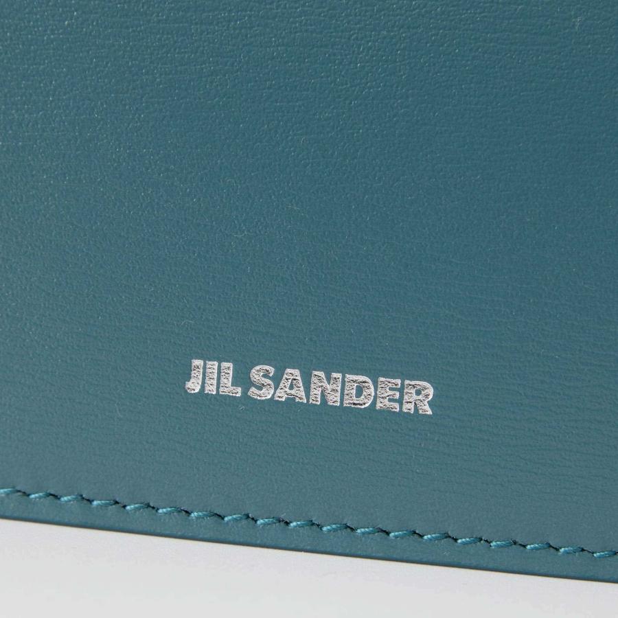 [新品]JIL SANDER ジルサンダー カードケース 名刺入れ blue JIL SANDER ジルサンダー レディース カードケース FOLDED CARD