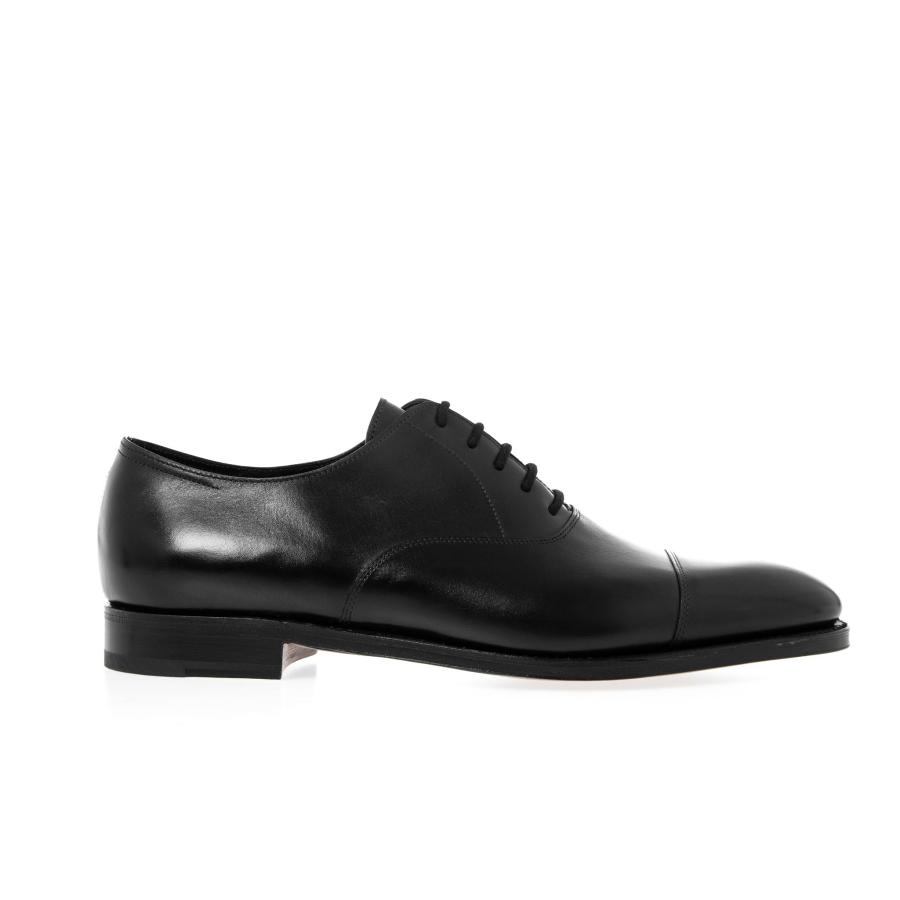 ジョンロブ JOHN LOBB メンズ レザーシューズ ブラック CITY II シティ2 OXFORD 008031LE1R SINGLE  LEATHER SOLE LAST 7000 BLACK