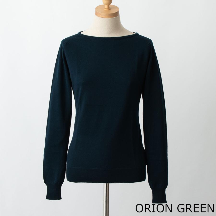 JOHN SMEDLEY ジョンスメドレー レディース ボートネック長袖 JOHN SMEDLEY ジョンスメドレー レディース ボートネック長袖