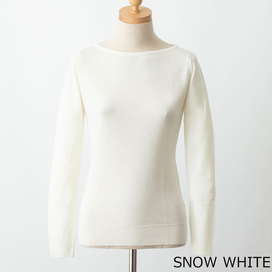 JOHN SMEDLEY ジョンスメドレー レディース ボートネック長袖 JOHN SMEDLEY ジョンスメドレー レディース ボートネック長袖