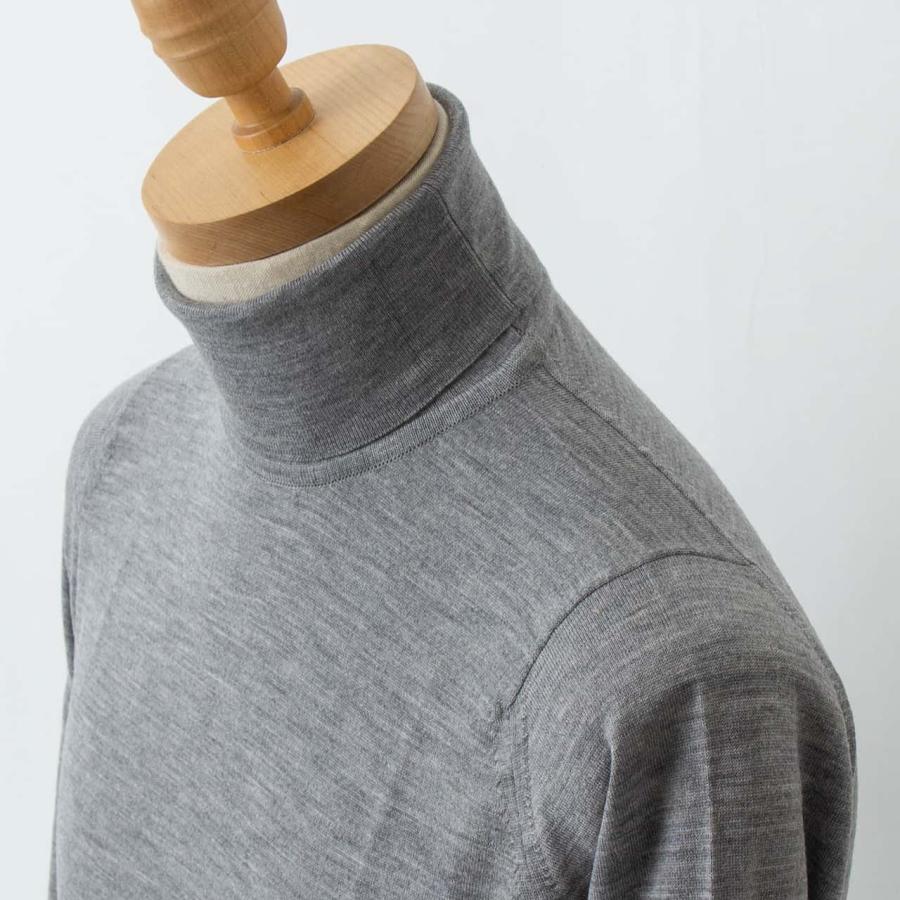 JOHN SMEDLEY ジョンスメドレー タートルネック長袖ニット