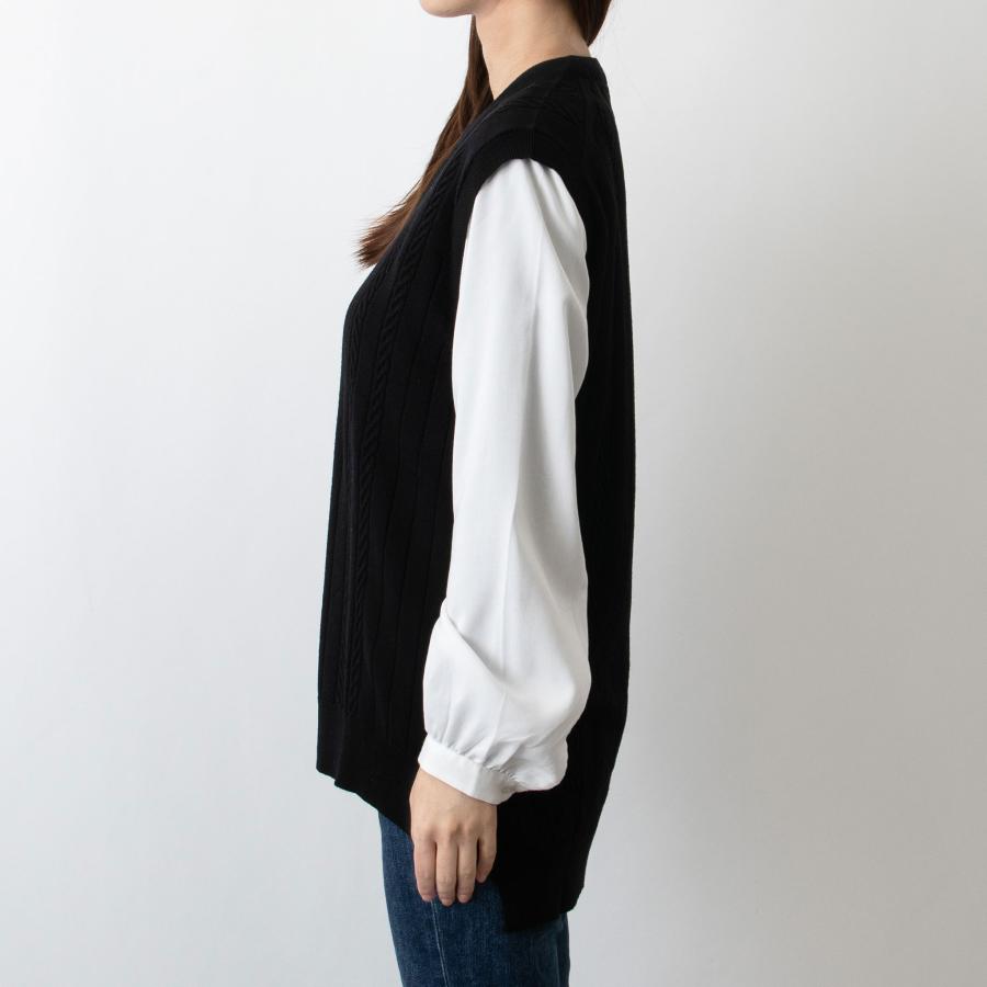 ジョンスメドレー JOHN SMEDLEY レディース クルーネックニットベスト JENNET CABLE SWEATER VEST｜chgardens｜03