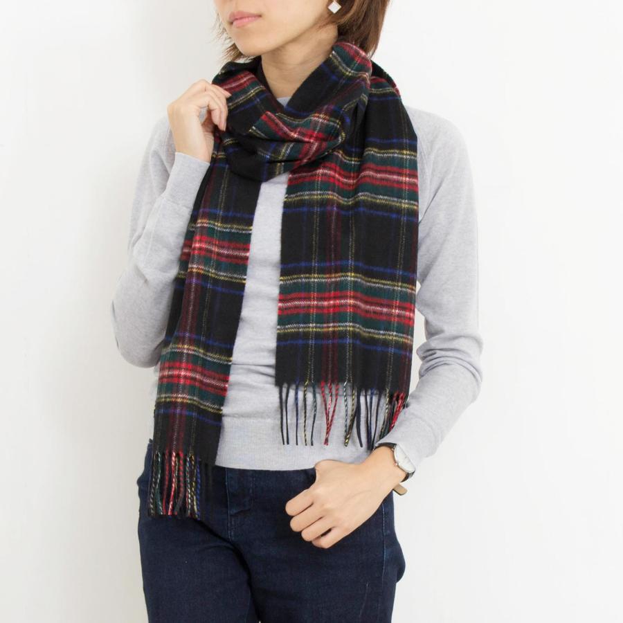 Johnstons of Elgin ジョンストンズ JOHNSTONS カシミアマフラー Johnstons of Elgin ジョンストンズ JOHNSTONS カシミアマフラー