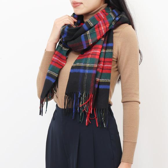 ジョンストンズ JOHNSTONS カシミア中判ストール（カシミヤ） CASHMERE TARTAN STOLE WA000308 全8色｜chgardens｜03