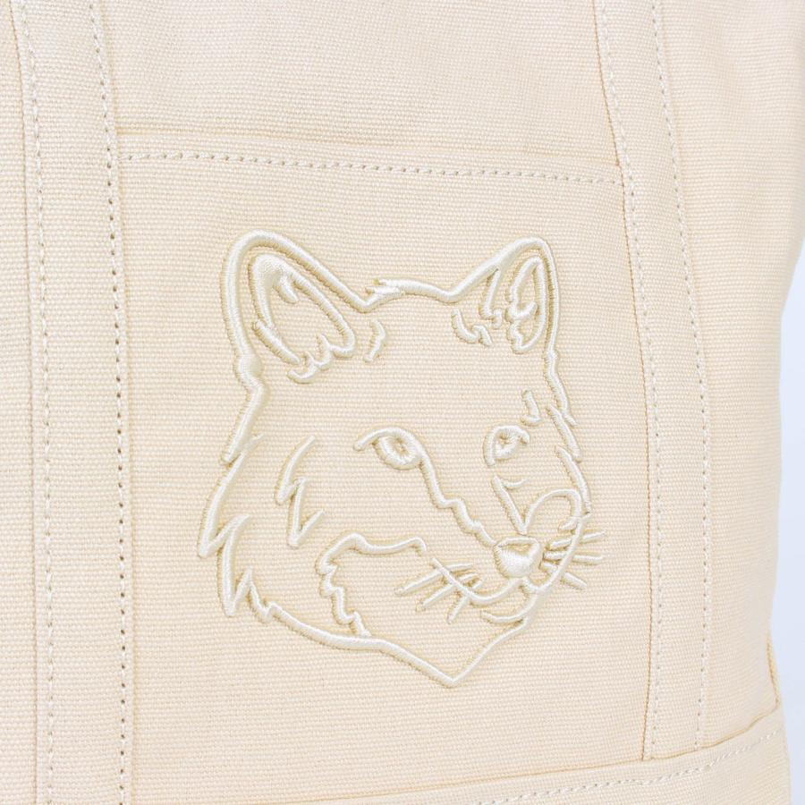MAISON KITSUNÉ ホワイトショルダーバッグ MAISON KITSUNE（メゾン キツネ） メゾン キツネ バッグ 2WAYトート
