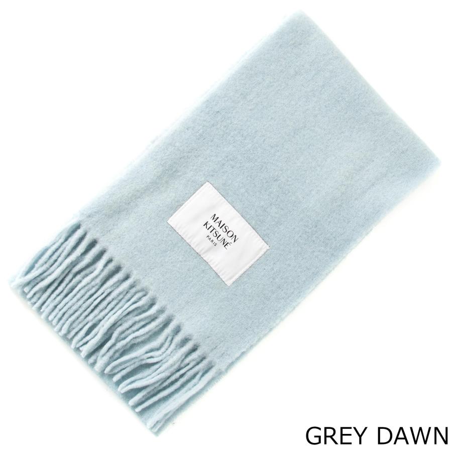 メゾン キツネ MAISON KITSUNE マフラー BABY ALPACA PLAIN SCARF  