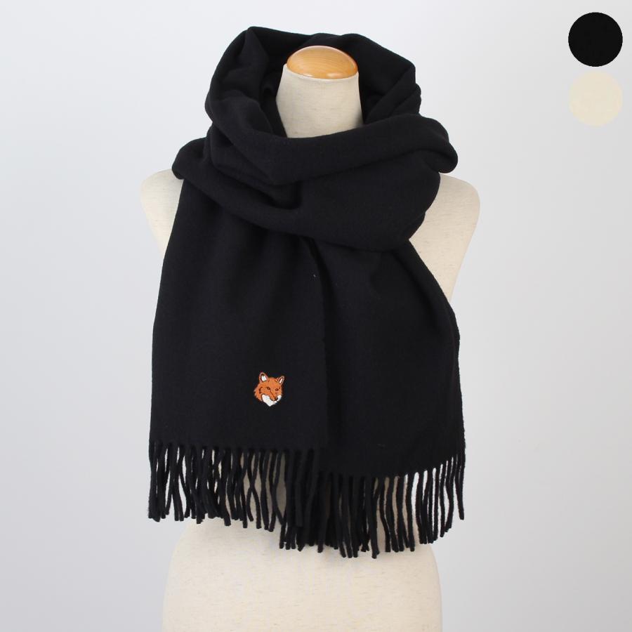 メゾンキツネマフラー MAISON KITSUNE（メゾン キツネ） メゾン キツネ マフラー FOX HEAD