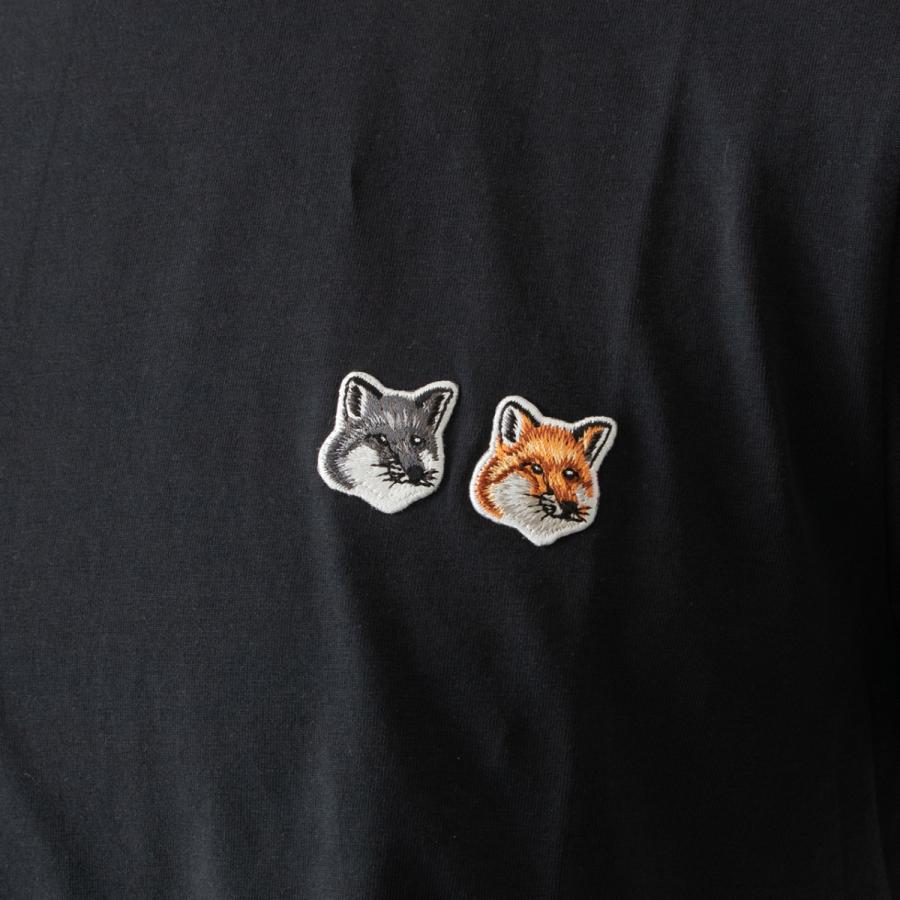 メゾン キツネ MAISON KITSUNE レディース メンズ Tシャツ DOUBLE FOX HEAD PATCH CLASSIC TEE-SHIRT BU00103 KJ0008 全2色｜chgardens｜11