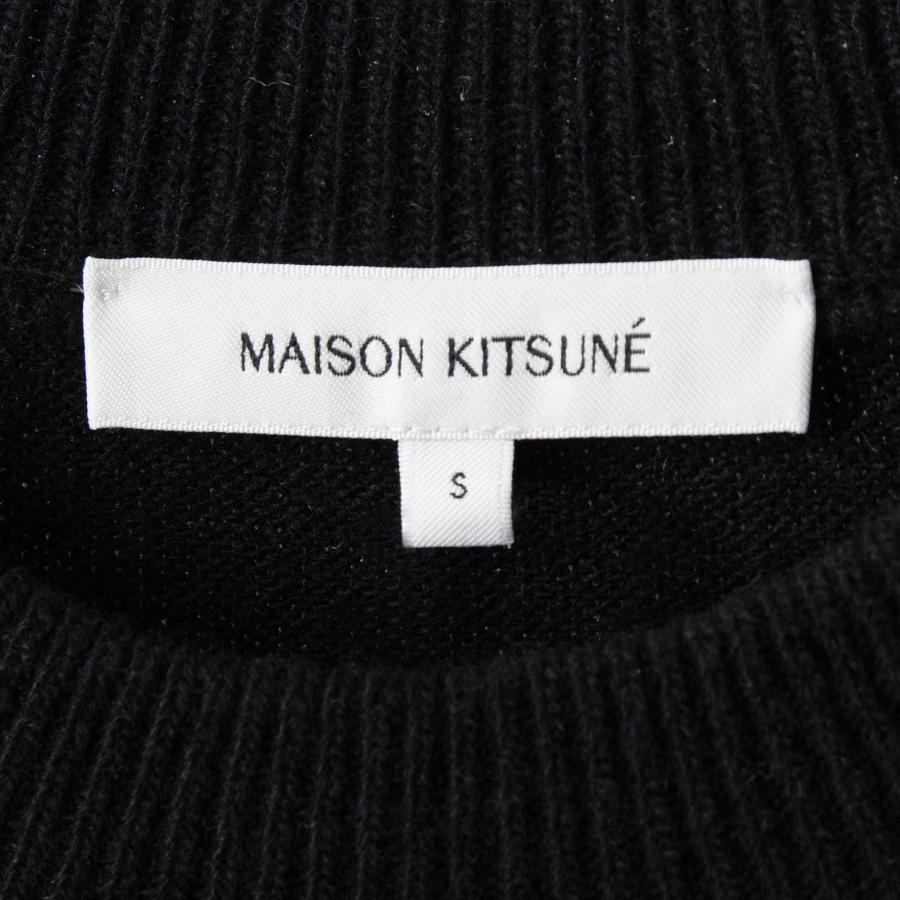 MAISON KITSUNE メゾン キツネ メンズ クルーネック長袖ニット MAISON KITSUNE メゾン キツネ メンズ クルーネック長袖ニット