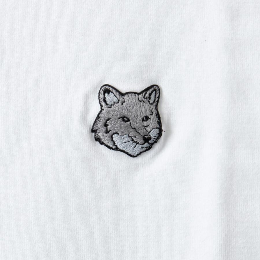 新品 MAISON KITSUNE 半袖Tシャツ BOLD FOX MAISON KITSUNE メゾン キツネ 半袖Tシャツ BOLD FOX HEAD PATCH