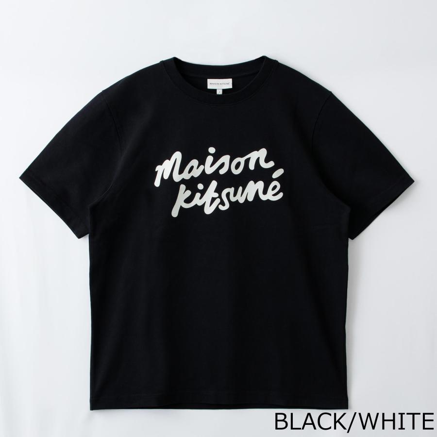 MAISON KITSUNE メゾン キツネ 半袖Tシャツ HAND WRITING