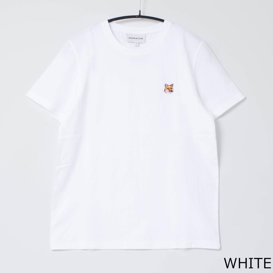 MAISON KITSUNE メゾン キツネ 半袖Tシャツ FOX HEAD PATCH