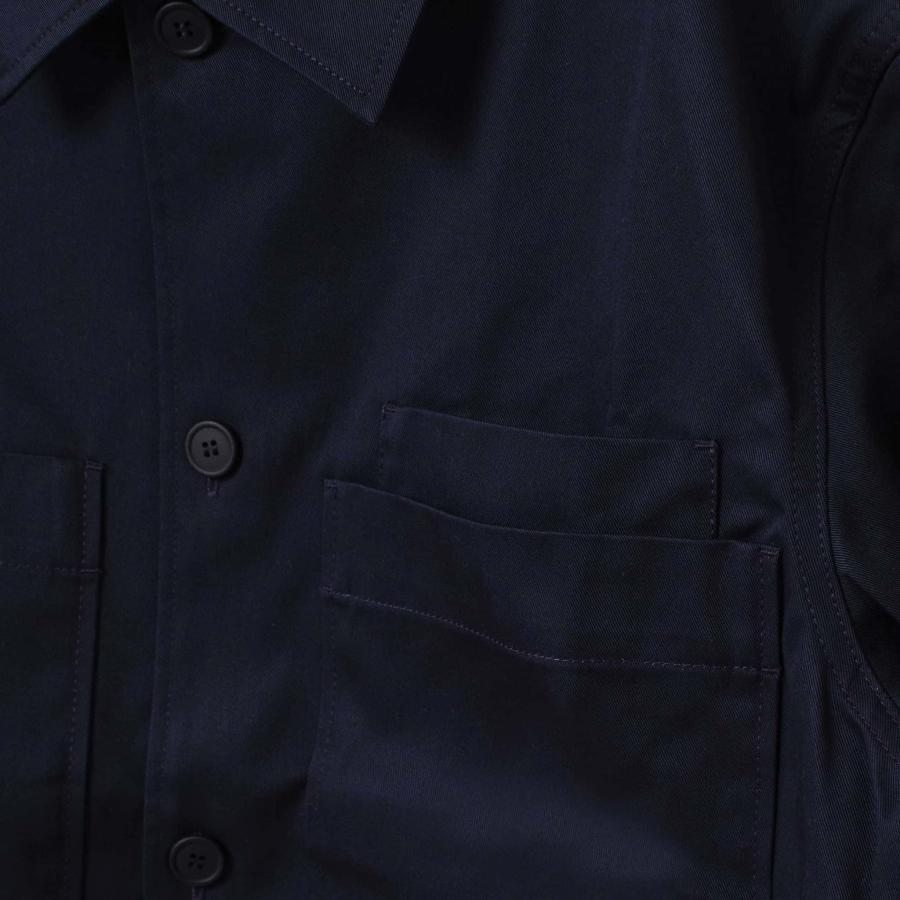 ★blue★MAISON KITSUNE 長袖シャツ 国内発送】メゾンキツネ シャツ 長袖 フォックスヘッド (MAISON