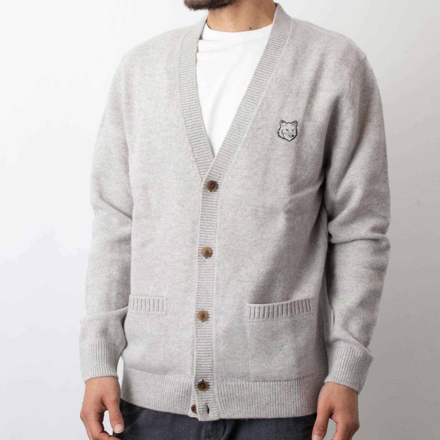 MAISON KITSUNE メゾン キツネ メンズ Vネック長袖カーディガン MAISON KITSUNE メゾン キツネ メンズ Vネック長袖カーディガン
