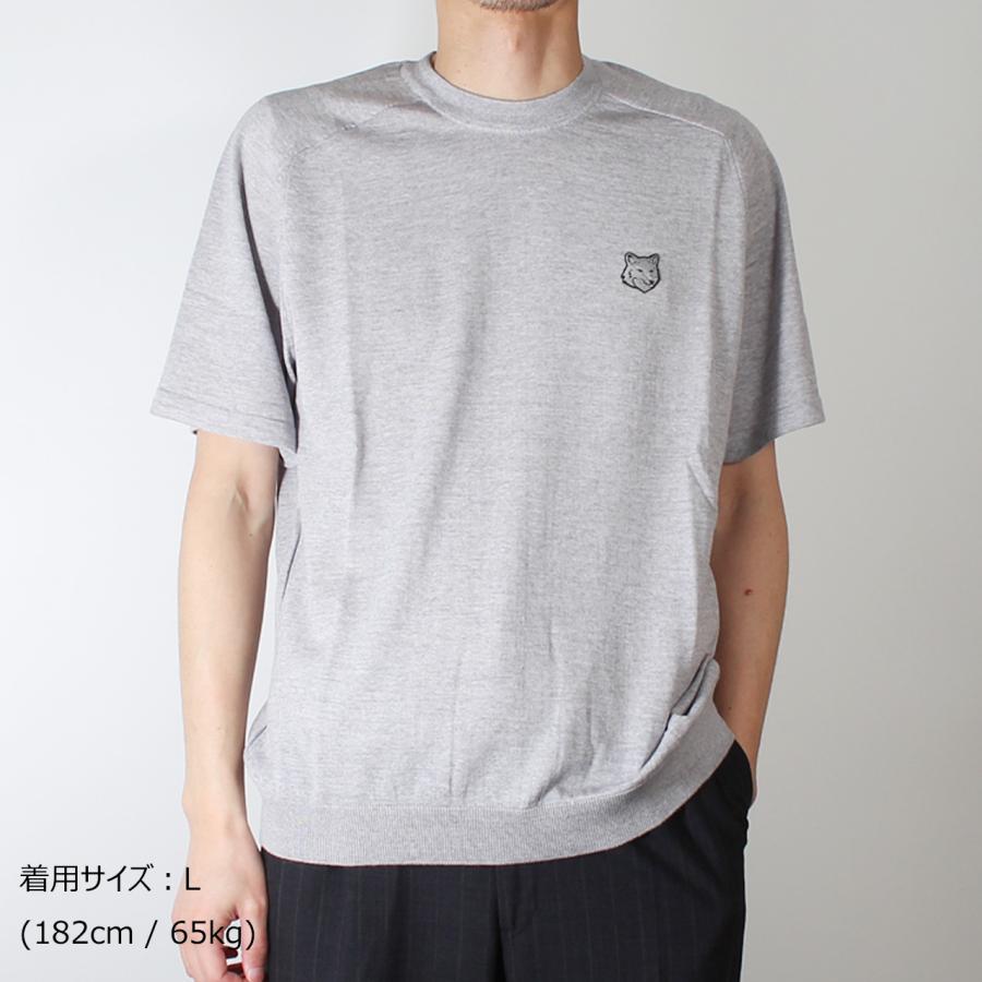 MAISON KITSUNE（メゾン キツネ） メゾン キツネ 半袖ニット FOX HEAD