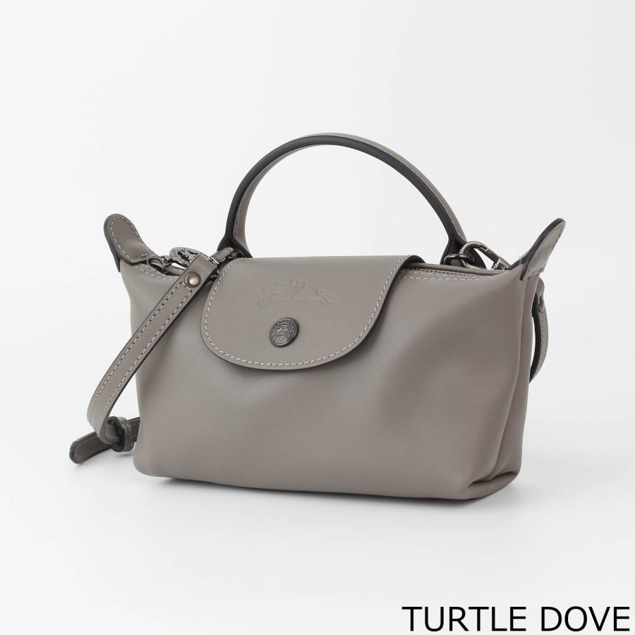 LONGCHAMP ブリオッシュ2wayショルダーバッグ グレー LONGCHAMP ブリオッシュ2wayショルダーバッグ グレー LONGCHAMP