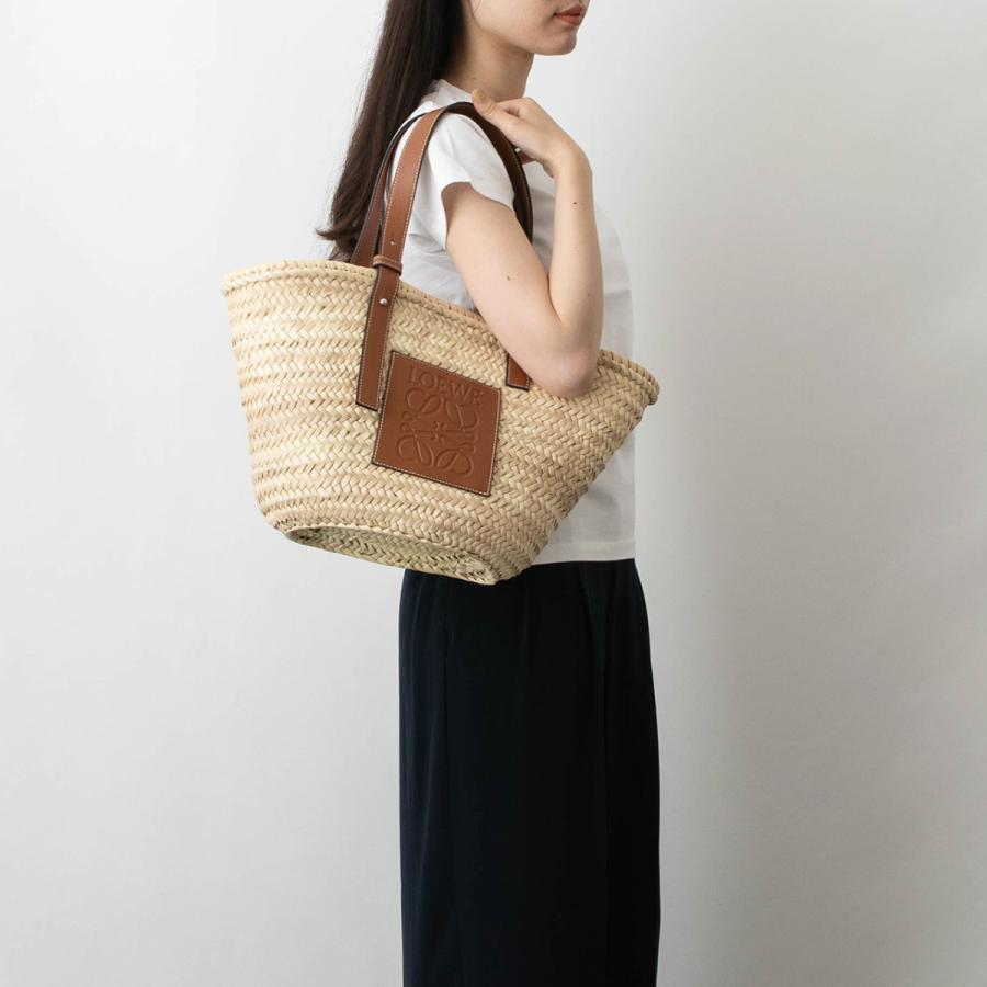 LOEWE（ロエベ） バッグ かごバッグ ハンドバッグ ナチュラル×タン