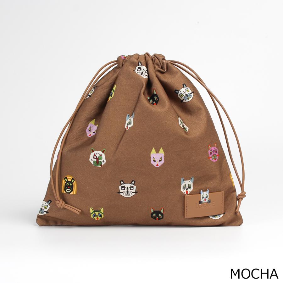 LOEWE（ロエベ） ポーチ LOEWE x LOUIS WAIN CATS SMALL DRAWSTRING