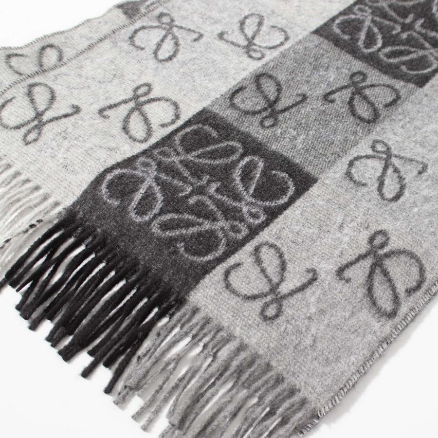 LOEWE ロエベ マフラー ANAGRAM SCARF リバーシブル チェッカー LOEWE ロエベ マフラー ANAGRAM SCARF リバーシブル チェッカー