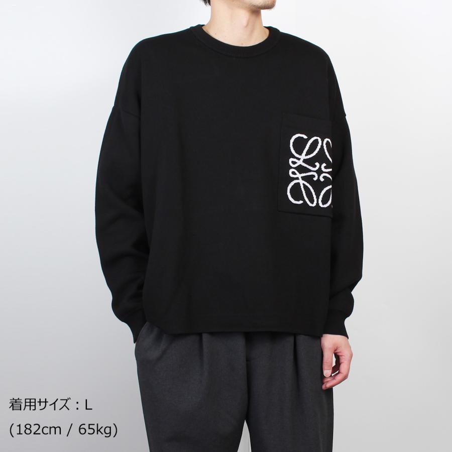 LOEWE（ロエベ） クルーネック長袖ニット ANAGRAM POCKET SWEATER