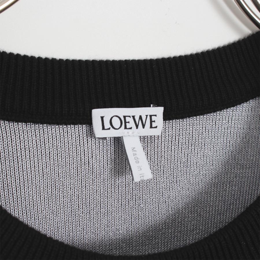 LOEWE（ロエベ） クルーネック長袖ニット ANAGRAM POCKET SWEATER