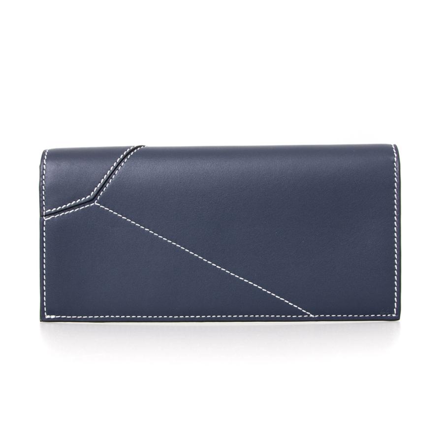 ロエベ LOEWE 財布 メンズ 長財布 オーシャン PUZZLEパズル STITCHES LONG HORIZONTAL WALLET C510978X01 5543 OCEAN｜chgardens｜02