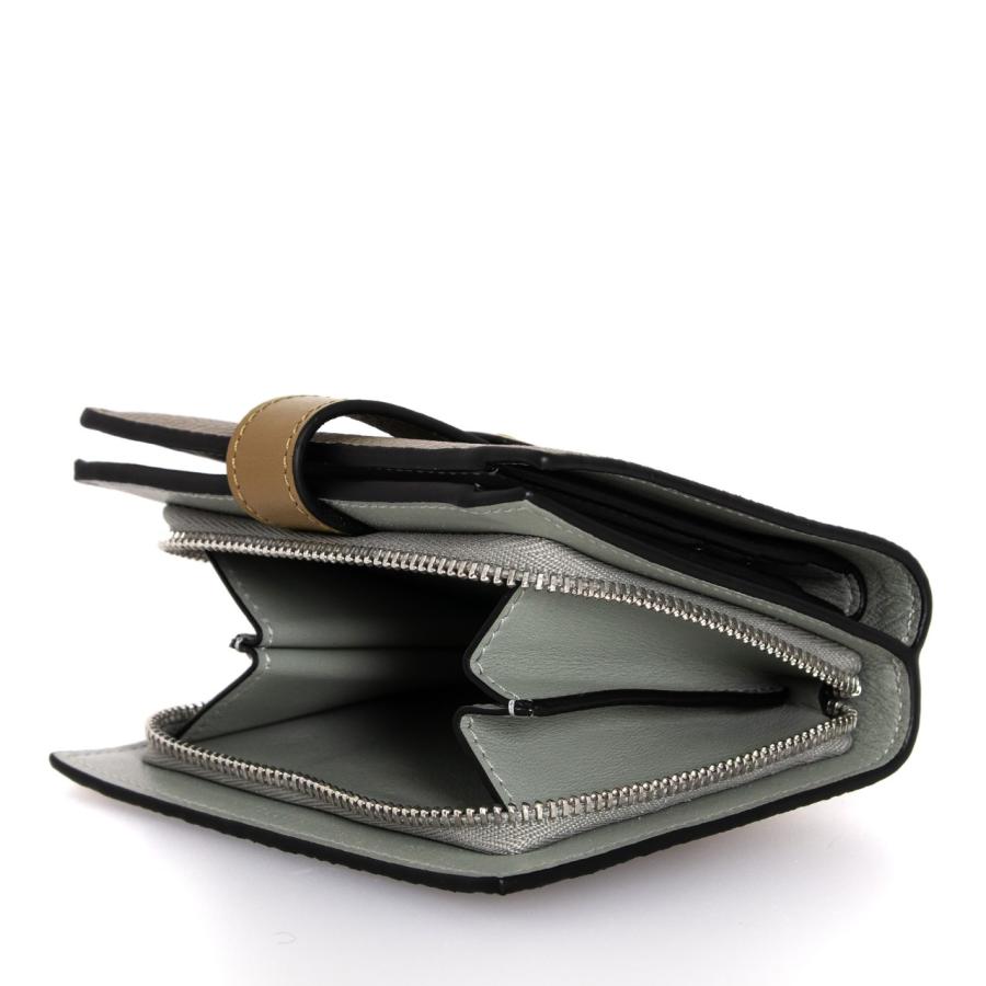 LOEWE ロエベ 財布 レディース 二つ折り財布 グリーン SOFT LOEWE ロエベ 財布 レディース 二つ折り財布 グリーン SOFT