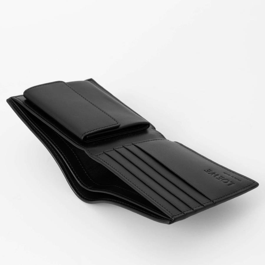 LOEWE メンズニつ折り財布 美品 LOEWE ロエベ 財布 メンズ 二つ折り財布（小銭入れ付き） BIFOLD
