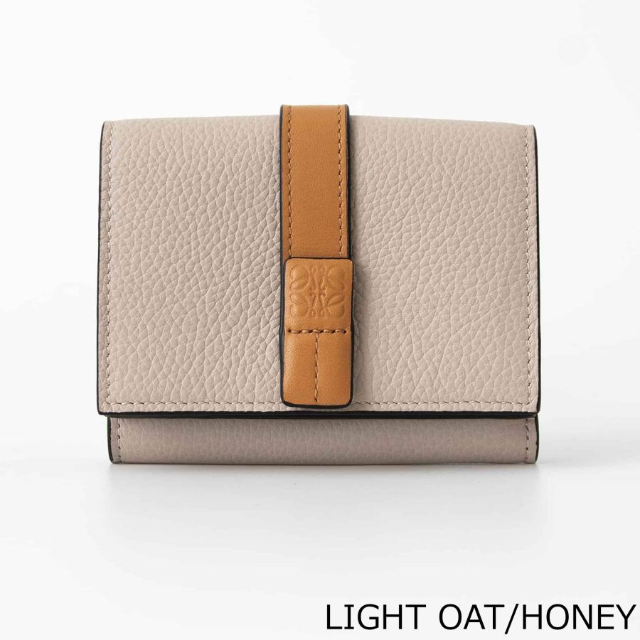 三つ折財布♡LOEWE♡ LOEWE ロエベ Logo Tri-Fold Zip Wallet トライフォールド