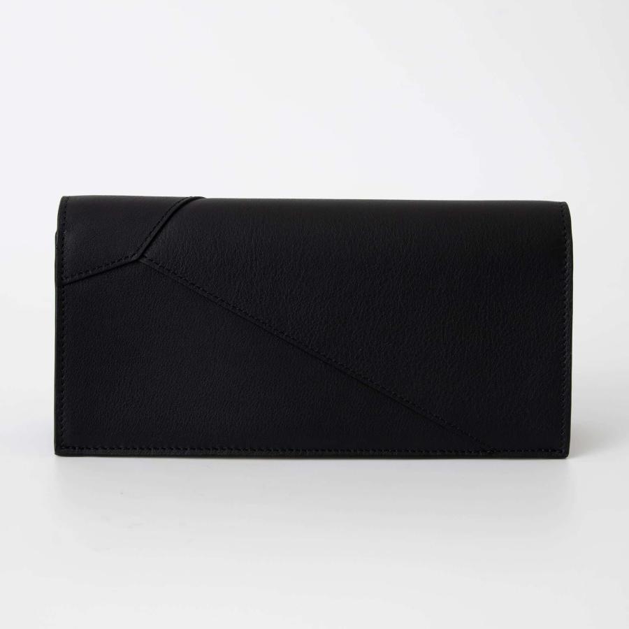 LOEWE ブラック レザー 長財布 LOEWE ロエベ ロングホリゾンタルウォレット ブラック レザー