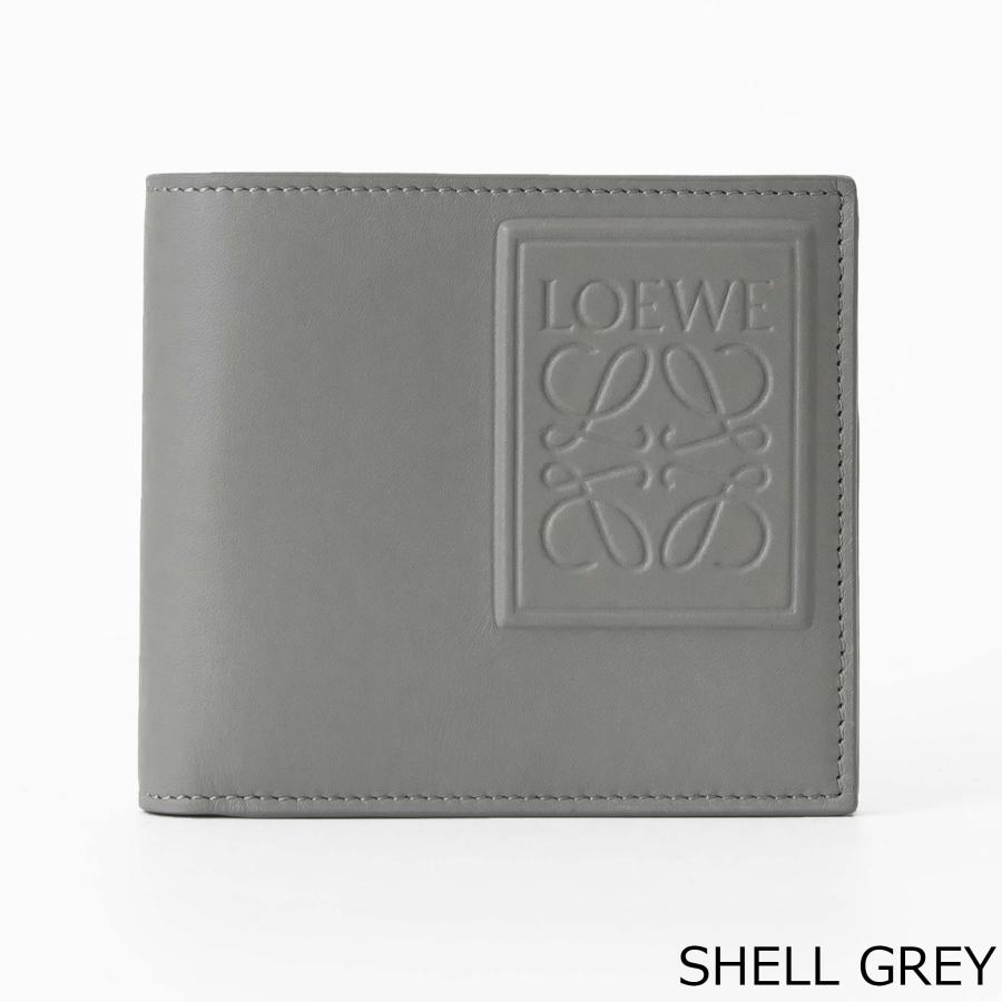 LOEWE　折財布　アナグラム　ネイビー LOEWE 中古 ロエベ 三折財布 メンズ ブランド アナグラム トライ