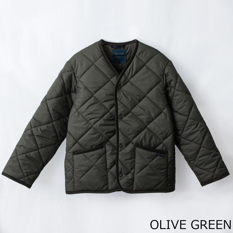 ラベンハム LAVENHAM メンズ キルティングジャケット BIG QUILT COLLARLESS JACKET SLJ4046｜chgardens｜03