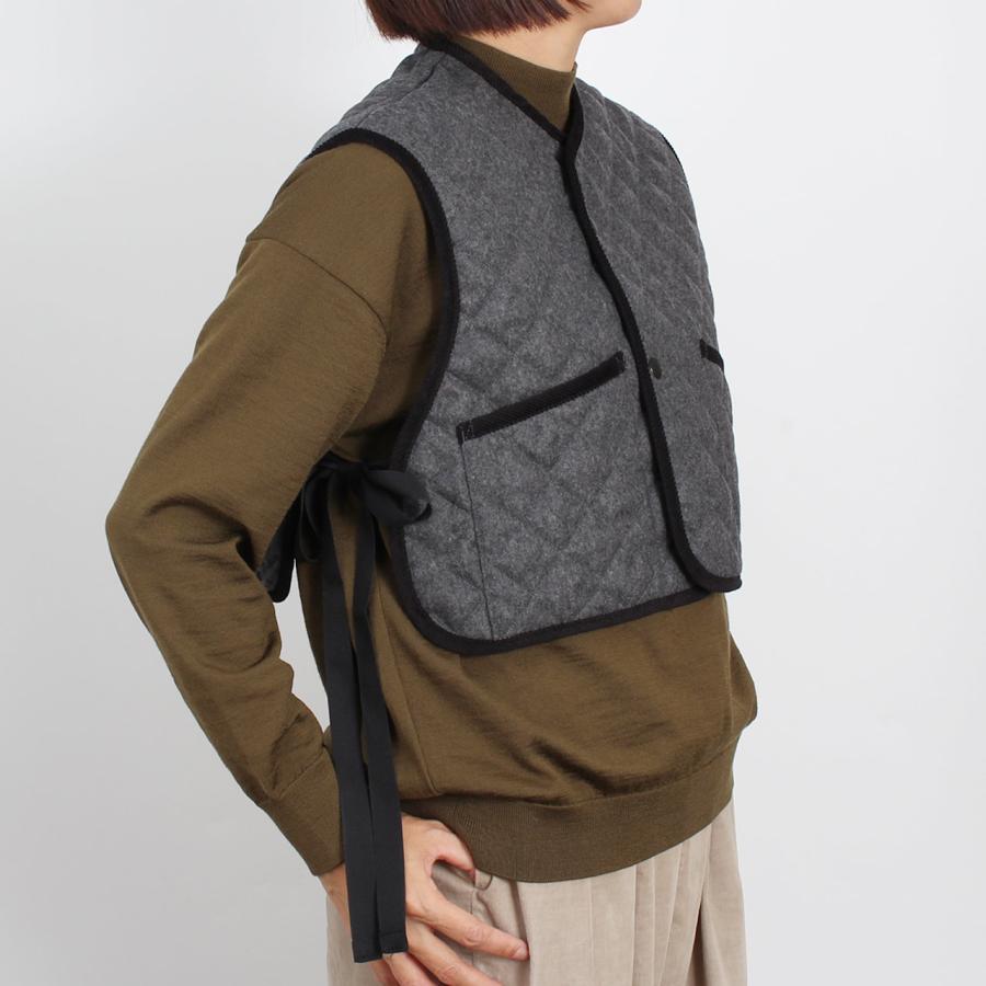 LAVENHAM（ラベンハム） キルティングベスト BLACK EDITION WOOL DB