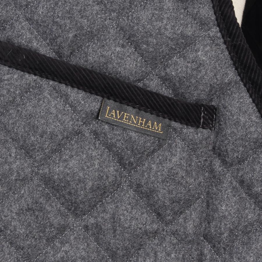 LAVENHAM（ラベンハム） キルティングベスト BLACK EDITION WOOL DB