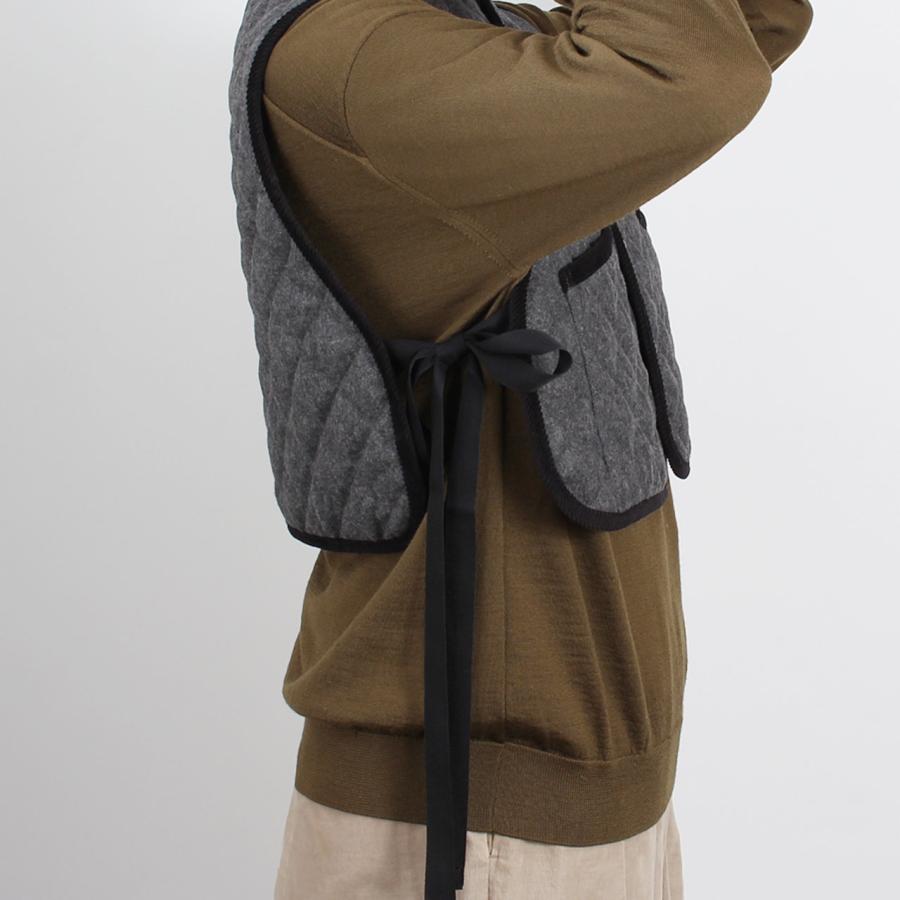 LAVENHAM（ラベンハム） キルティングベスト BLACK EDITION WOOL DB