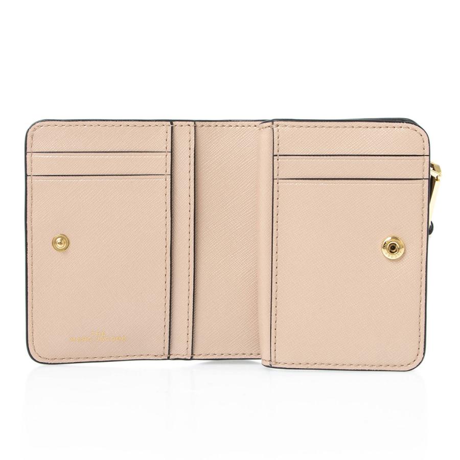 マークジェイコブス MARC JACOBS 財布 レディース 二つ折り財布 グラントベージュマルチ THE SNAPSHOT MINI COMPACT WALLET M0014282 088 DUST MULTI｜chgardens｜04