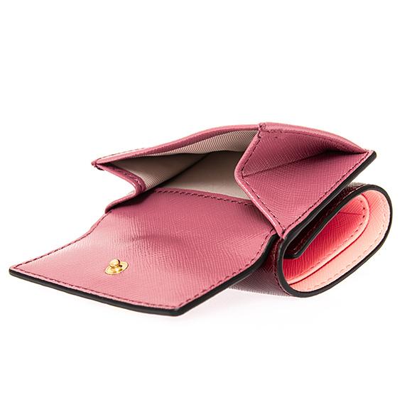 マークジェイコブス MARC JACOBS レディース 三つ折り財布 ダスティルビーマルチ THE SNAPSHOT スナップショット