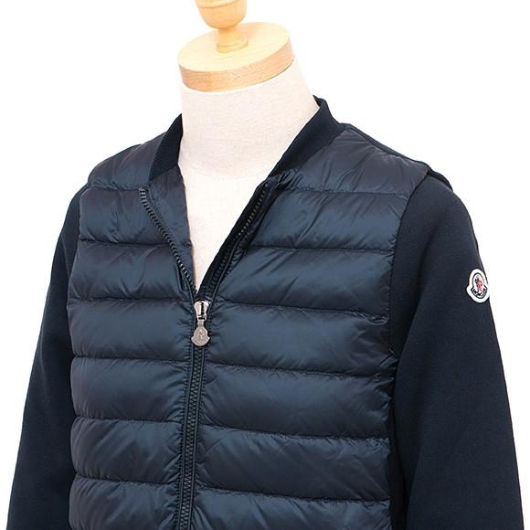 モンクレール MONCLER ガールズ ダウンカーディガン ネイビー MAGLIA CARDIGAN 84678.05 809D2 742 NAVY｜chgardens｜05