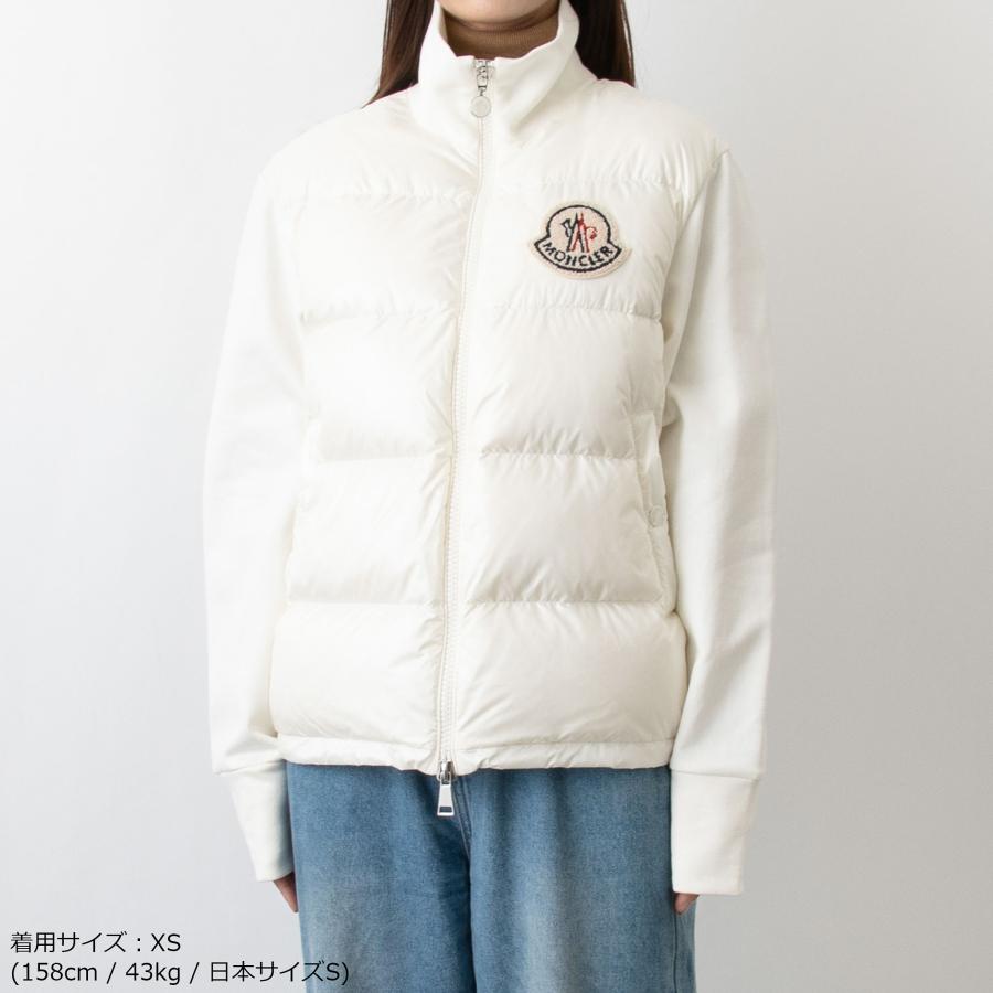 モンクレール MONCLER レディース スウェット切り替え ダウンジャケット 8G00014 89A2Y｜chgardens｜02