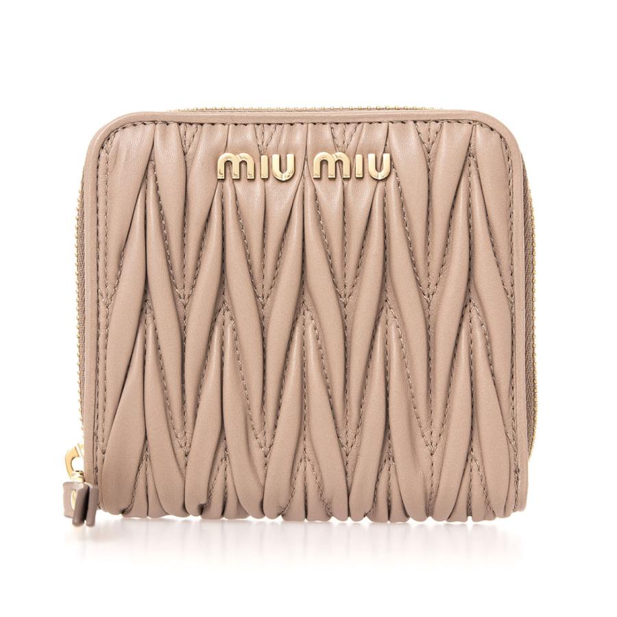 ミュウミュウ Miu Miu 財布 レディース 二つ折り財布 ローザピンク Matelasse マテラッセ Portafoglio Piccolo Lampo 5ml522 N F0770 Cammeo Miu Slg0352 Chelseagardensuk 通販 Yahoo ショッピング