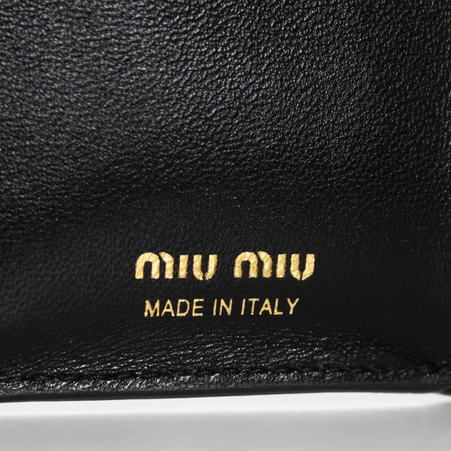 ミュウミュウ MIU MIU 財布 レディース 三つ折り財布 PATENT SMALL LEATHER WALLET パテントレザー 5MH021 069｜chgardens｜07