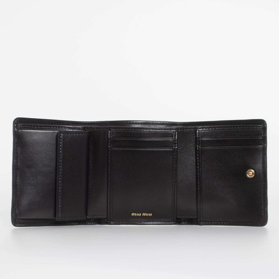 miu ミュウミュウ MIU 財布 レディース 三つ折り財布 MATELASSE miu ミュウミュウ MIU 財布 レディース 三つ折り財布 MATELASSE