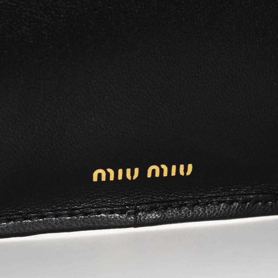 miu ミュウミュウ MIU 財布 レディース 三つ折り財布 MATELASSE miu ミュウミュウ MIU 財布 レディース 三つ折り財布 MATELASSE