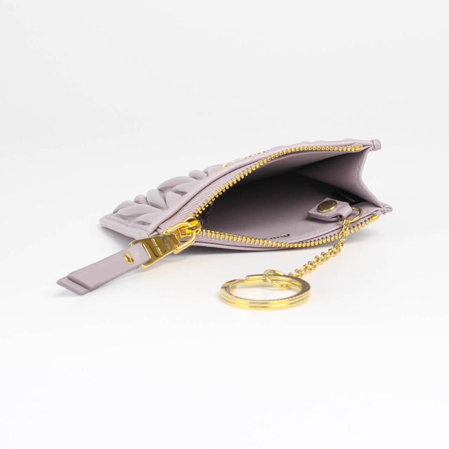ミュウミュウ MIU MIU 財布 カードケース/コインケース MATELASSE NAPPA LEATHER CARD HOLDER マテラッセ ナッパレザー カードホルダー レディース 5MC093 AFPPの画像