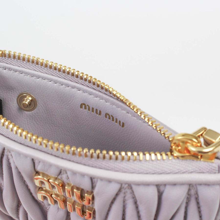 ミュウミュウ MIU MIU 財布 カードケース/コインケース MATELASSE NAPPA LEATHER CARD HOLDER マテラッセ ナッパレザー カードホルダー レディース 5MC093 AFPPの画像