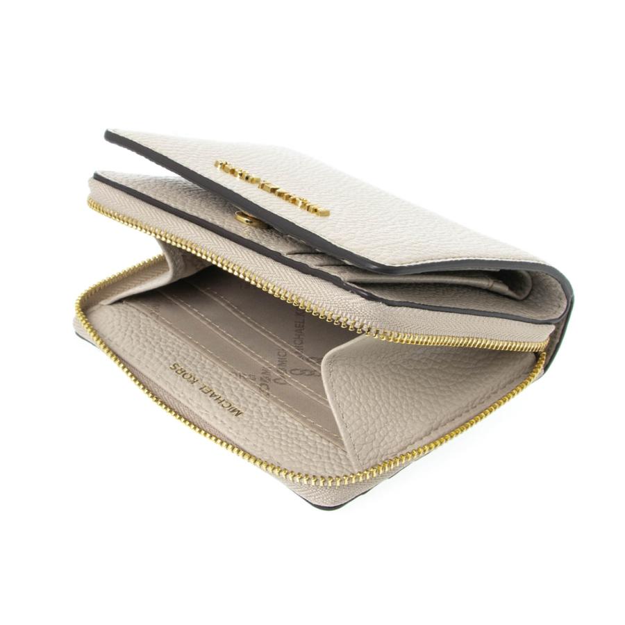 マイケルコース MICHAEL KORS 財布 レディース 二つ折り財布 サンドベージュ JET SET MD ZA SNAP WALLET 34F9GJ6Z8L S0057499 182 LIGHT SAND｜chgardens｜06