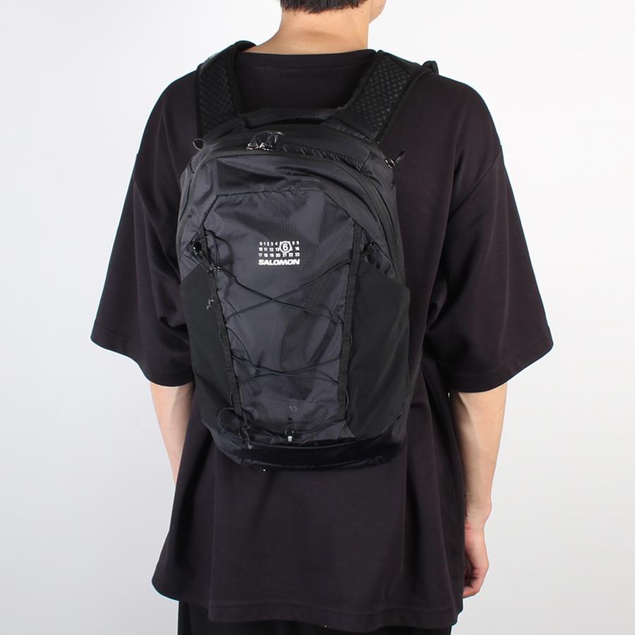 25ss mm6 マルジェラ salomon バックパック 黒 MM6 エムエム6 メゾンマルジェラ MAISON MARGIELA バッグ バックパック