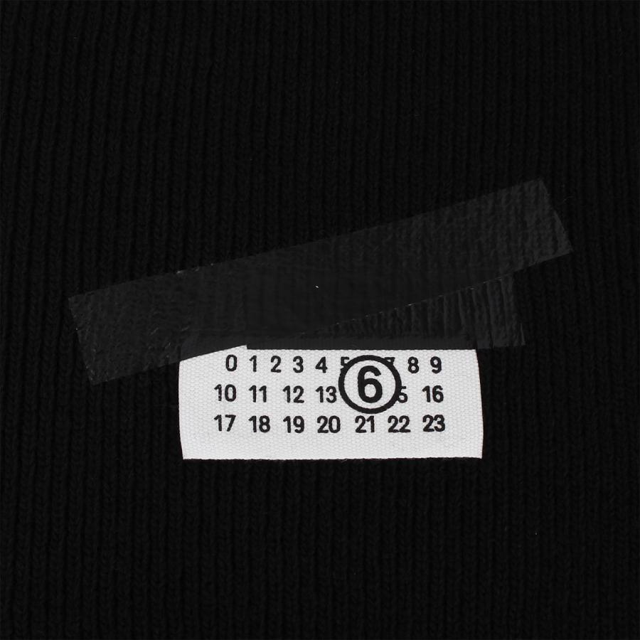 MM6 エムエム6 メゾンマルジェラ MAISON MARGIELA マフラー TAPED LABEL WOOL SCARF テープラベル ...