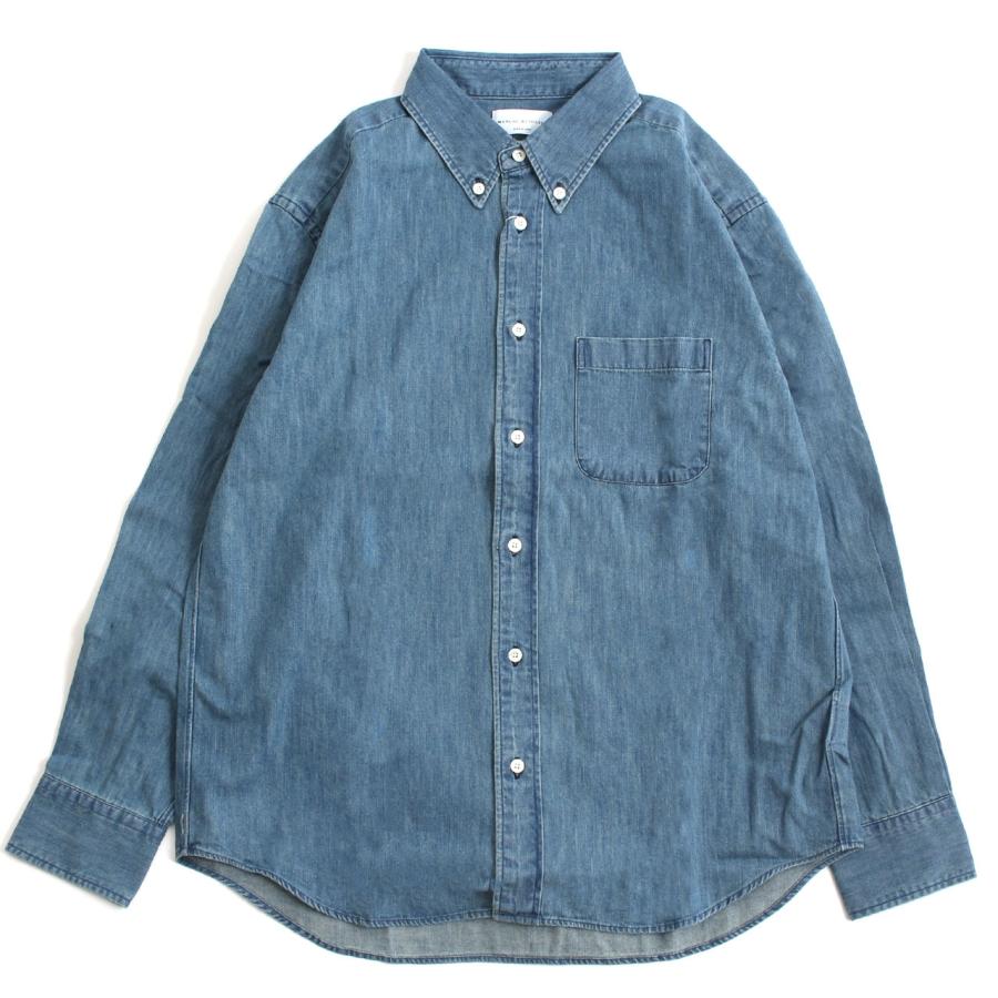 MANUAL ALPHABET（マニュアルアルファベット） 長袖デニムシャツ 6OZ