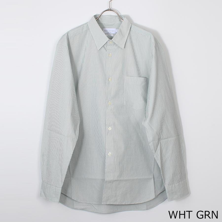 マニュアルアルファベット STRIPE LOOSE FIT RC SHIRTS MANUAL ALPHABET（マニュアルアルファベット） 長袖シャツ 100/2